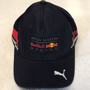 Puma Aston Martin Red Bull Racing Adjustable SnapBack Black Cap